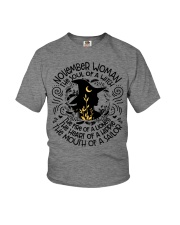 November Woman The Soul Of A Witch Youth T-Shirt tile