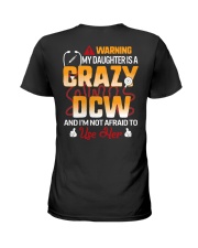 not afraid dcw Ladies T-Shirt back