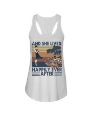 And She Lived Happily Ladies Flowy Tank thumbnail