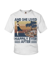And She Lived Happily Youth T-Shirt thumbnail