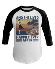 And She Lived Happily Baseball Tee thumbnail