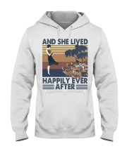 And She Lived Happily Hooded Sweatshirt front