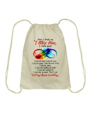 I Find My Heart Breaking Drawstring Bag thumbnail