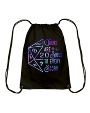 There Are Sides Drawstring Bag tile
