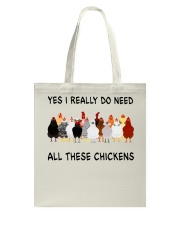 All These Chicken Tote Bag tile