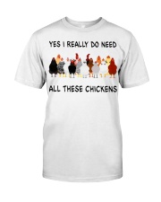 All These Chicken Classic T-Shirt front