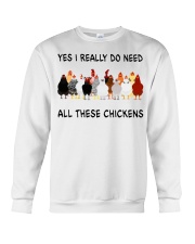 All These Chicken Crewneck Sweatshirt tile