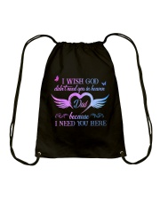 I Need You Here Dad Drawstring Bag thumbnail