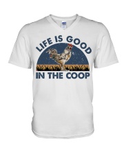 Life Is Good V-Neck T-Shirt tile