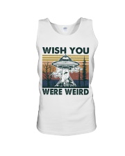 Wish You Were Weird Unisex Tank thumbnail