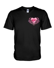 My Dad Is An Angel V-Neck T-Shirt thumbnail