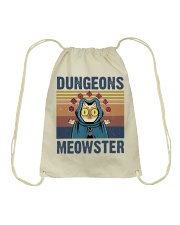 Bungeon Meowster Drawstring Bag thumbnail