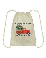 On A Dark Desert Highway Cool Wind In My Hair Drawstring Bag tile