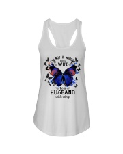My Husband With Wings Ladies Flowy Tank tile