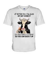 You Can Suck It Up V-Neck T-Shirt tile