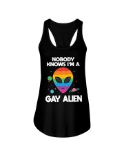 I Am Gay Alien Ladies Flowy Tank tile