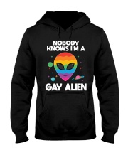 I Am Gay Alien Hooded Sweatshirt tile