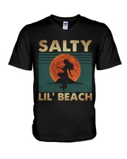 Salty Lil Beach V-Neck T-Shirt thumbnail