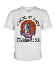 Sometime We Wander V-Neck T-Shirt thumbnail