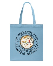 My Mind Talk To You Tote Bag thumbnail