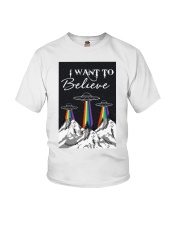 I Want To Believe Youth T-Shirt thumbnail