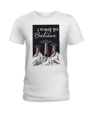 I Want To Believe Ladies T-Shirt thumbnail