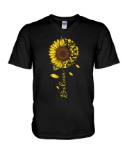 Believe In Alien V-Neck T-Shirt thumbnail