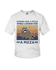 Raccoon Lookin Like A Pizza Youth T-Shirt thumbnail