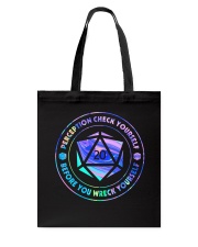 Perception Check Yourself Tote Bag thumbnail