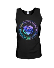 Perception Check Yourself Unisex Tank thumbnail