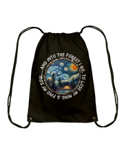 And Into The Forest I Go Drawstring Bag thumbnail