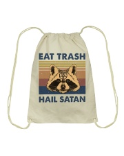 Eat Trash Hail Satan Drawstring Bag tile