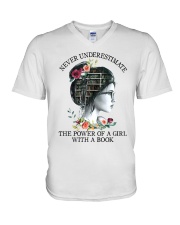 The Power Of A Girl V-Neck T-Shirt thumbnail