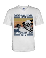 Some May Never Life1 V-Neck T-Shirt thumbnail