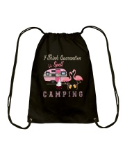 I Think Quarantier Is Spell Drawstring Bag thumbnail
