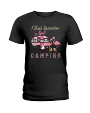 I Think Quarantier Is Spell Ladies T-Shirt thumbnail