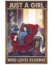 A Girl Loves Reading 11x17 Poster front