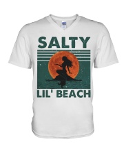 Salty Lil Beach V-Neck T-Shirt thumbnail