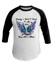 I Used To Be His Angle Baseball Tee tile