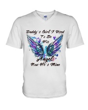 I Used To Be His Angle V-Neck T-Shirt tile