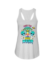 Wish You Were Weird Ladies Flowy Tank thumbnail