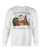 This Witch Needs Coffee Crewneck Sweatshirt tile