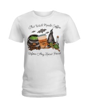 This Witch Needs Coffee Ladies T-Shirt tile
