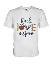 Teach Love Inspire V-Neck T-Shirt thumbnail