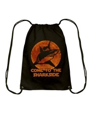 Come To The Sharkside Drawstring Bag thumbnail