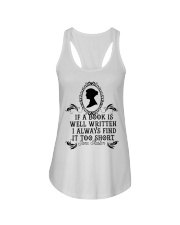 If A Book Is Well Ladies Flowy Tank thumbnail