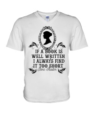 If A Book Is Well V-Neck T-Shirt thumbnail