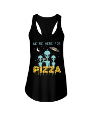 We Are Here For Pizza Ladies Flowy Tank thumbnail