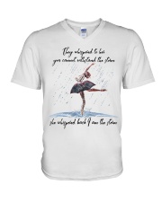 She Whispered Back Im The Storm V-Neck T-Shirt thumbnail