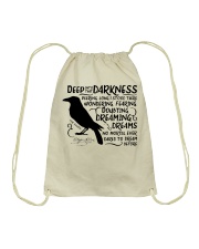 Deep Into That Darkness Drawstring Bag tile